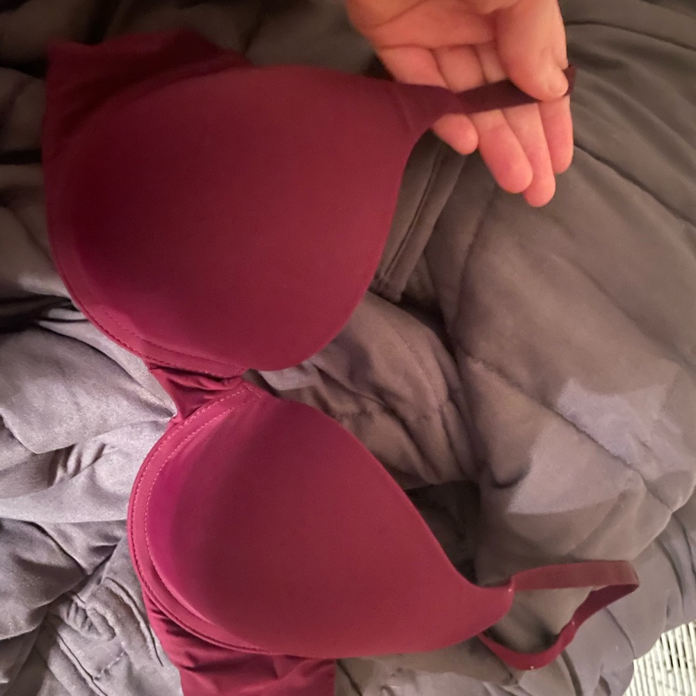 Maroon VS push-up bra. 34C